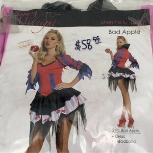 Apple Bad Apple Kids Costume - Red and Blue
